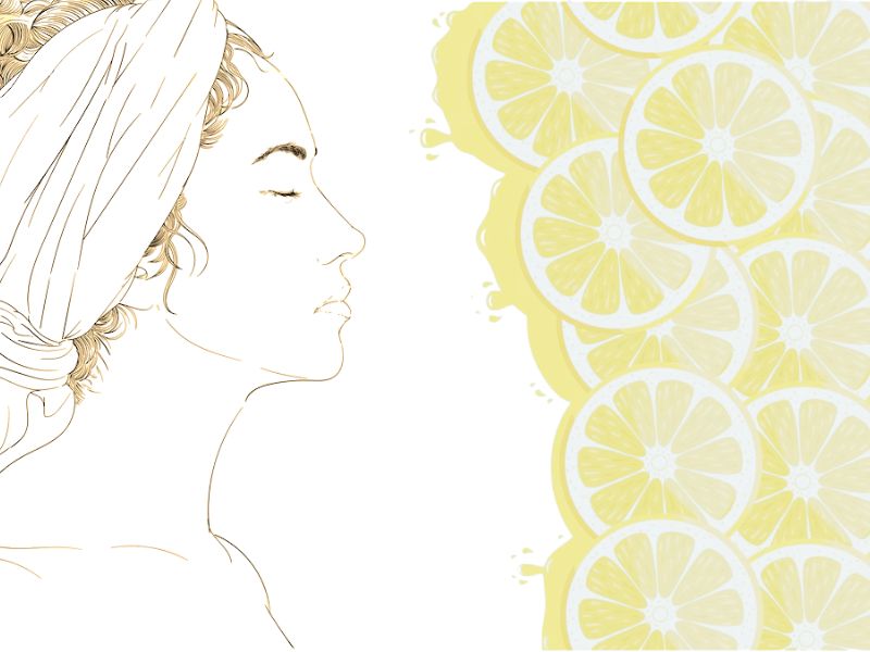 use of lemon juice for removing whiteheads on the face